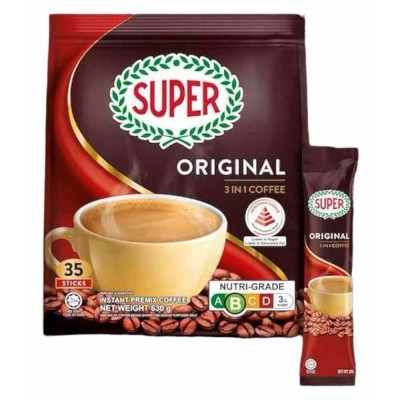 Super 3-in-1 Coffee Original - L/F (30 Sachets) 15g