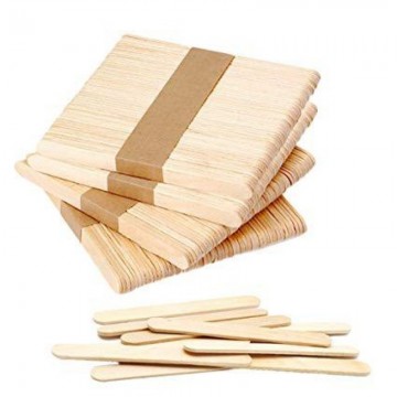 Ice cream Popsicle Stick 115x10x2mm 100's White