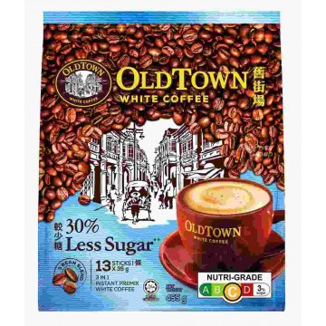 OldTown 3-in-1 White Coffee Less Sugar (13 Sachets) 31.6g