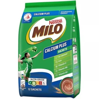 Milo Activ-Go 2-in-1 Calcium Plus 12's 30g ( 12 Packs / Ctn )