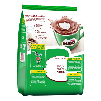 Milo Activ-Go 2-in-1 With Calcium Enriched 12's 30g