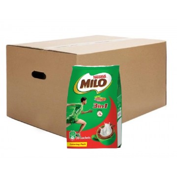 Milo Activ-Go 3-in-1 Powder (28 Sachets) 27g (12 Packs)