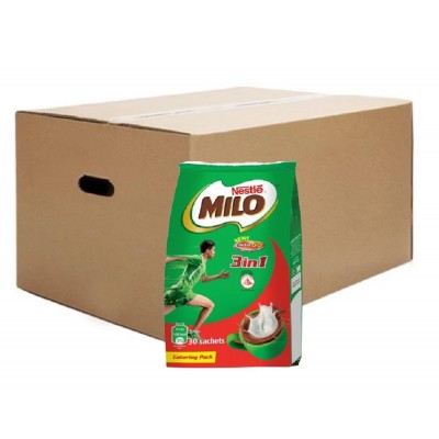 Milo Activ-Go 3-in-1 Powder (28 Sachets) 27g (12 Packs)