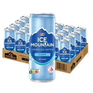 Ice Mountain Classic Sparkling Water Can 325ml ( 24 Cans ) Ice Mountain Classic Sparkling Water Can 325ml ( 24 Cans )