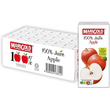 Marigold 100% Apple Packet Juice 200ml 24's