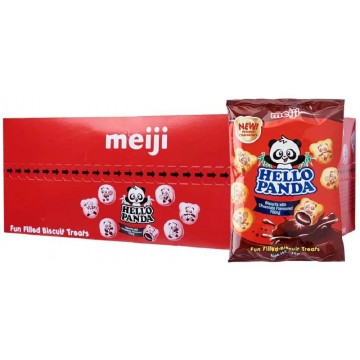 Meiji Hello Panda Biscuits - Chocolate (24 Packets) 32g
