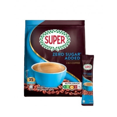 Super 2-in-1 Coffee Zero Sugar (30 Sachets) 10g