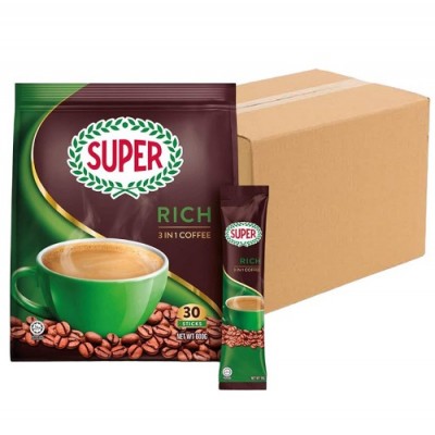 Super 3-in-1 Coffee Rich (24 Packs, 28 Sachets Each)