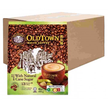 OldTown 3-in-1 White Coffee Cane Sugar (20 Packs, 13 Sachets Each)