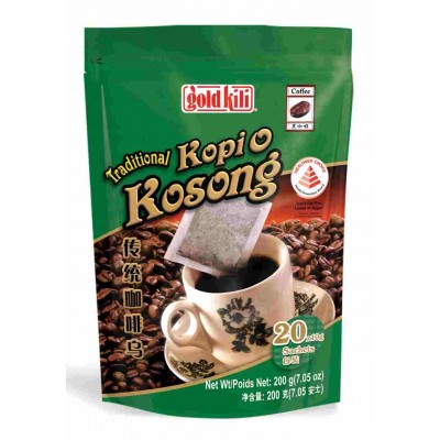 Gold Kili Traditional Kopi O Kosong ( 20 Bags ) 10g