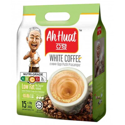 Ah Huat No Sugar White Coffee ( 15 Sachets ) 20g