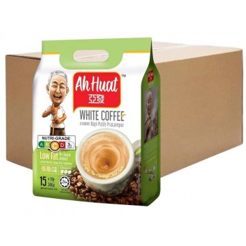Ah Huat No Sugar White Coffee  ( 20 Packs, 15 Sachets Each )