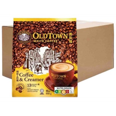 OldTown 2-in-1 Instant White Coffee & Creamer (20 Packs, 13 Sachets Each)