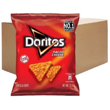 Doritos Tortilla Chips Nacho Cheese 31.8g (48 packets)