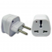 SUM 2-Pin Travel Adapter with Safety Shutter & Light - 8102N  ( Euro, South America, China, Vietnam ) - 1