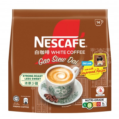Nescafe White Coffee Gao Siew Dai 30g (20 Packets, 14 Sachets Each)