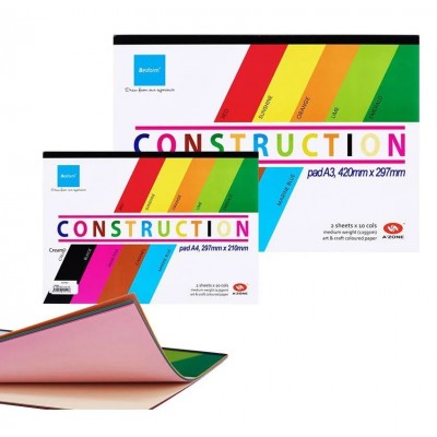 Besform Construction Paper A4 125Gsm ( 20 Sheets )