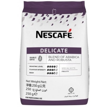 Nescafe Delicate Soluble Coffee 250g (12 Packs)