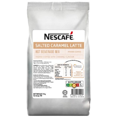 Nescafe Salted Caramel Latte 1KG  (16 Packs)