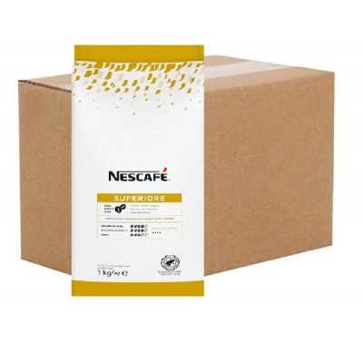 Nescafe Superiore Whole Roasted Coffee Beans 1KG (6 Packs)