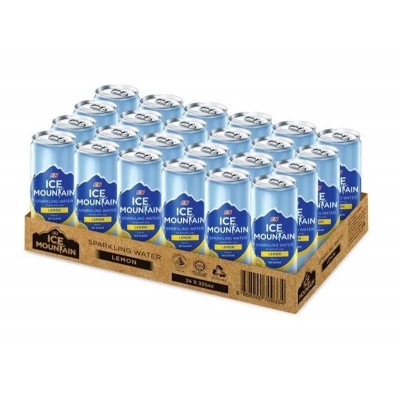 Ice Mountain Sparkling Water Can 325ml ( 24 Cans )