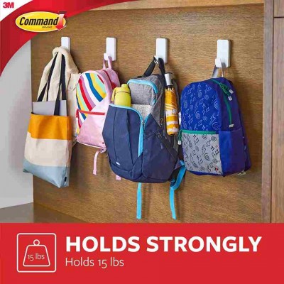 3M Command 17010-ES Damage-Free Hanging X-Large Utility Hook Jumbo 4.5kg