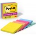 3M Post-it Super Sticky Notes 654-5SSJOY (3" x 3") Summer Joy Collection - 1