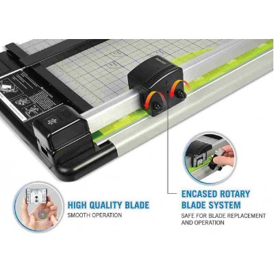 Carl DC-210N Heavy-Duty Rotary Trimmer A4 35 Sheets