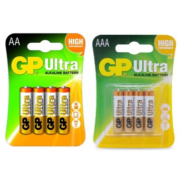 GP Ultra Alkaline Battery (AA, AAA) 4'S GP Ultra Alkaline Battery (AA, AAA) 4'S