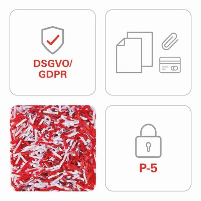 HSM Commercial Document A3 Shredder SECURIO-P44i Micro Cut 30 Sheets w/ CD Cutting Unit