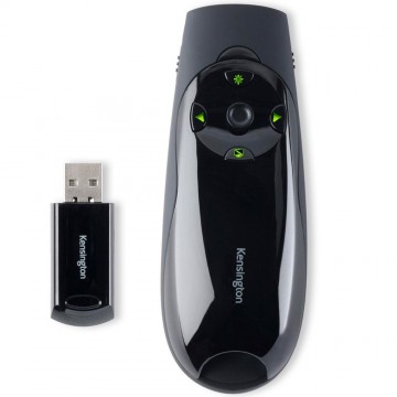 Kensington Expert Wireless Presenter w/Green Laser