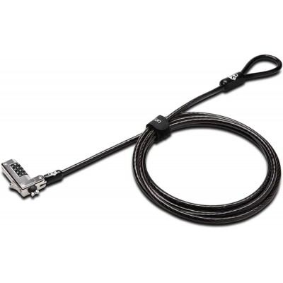 Kensington N17 Combination Laptop Lock for Wedge-Shaped Slots