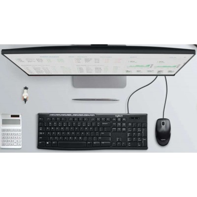 Logitech MK200 USB Media Wired Combo (Keyboard & Mouse)