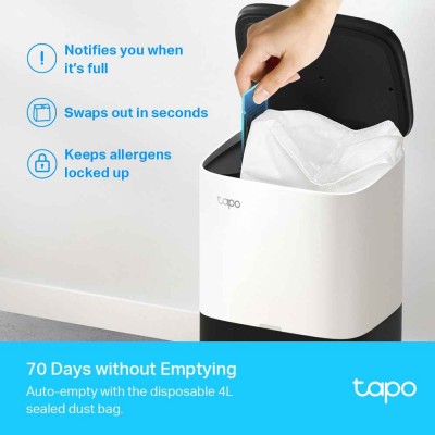 TP-Link Tapo-RV30 Plus LiDAR Navigation Robot Vacuum & Mop With Auto-Empty Dock