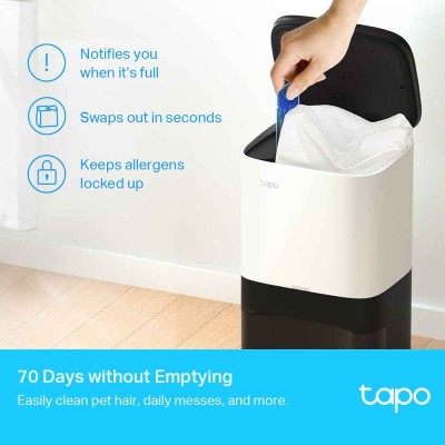 TP-Link Tapo-RV10 Plus Robot Vacuum & Mop With Auto-Empty Dock