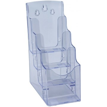 4-Tier Brochure Holder DL Portrait 4-Tier Brochure Holder DL Portrait