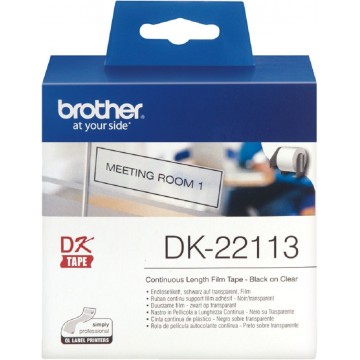 Brother DK-22113 Label Tape (62mm Clear Continuous Film)