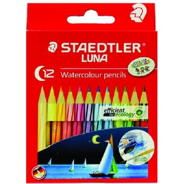 Staedtler Luna Watercolour Pencils 12's Half Length