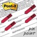 3M Post-it Flags 684-RDSH (0.5" x 1.7") Sign Here Red - 2