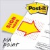 3M Post-it Flags 680-9 (1" x 1.7") Sign Here - 2