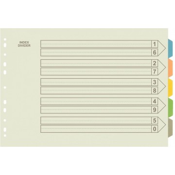 Paper Divider 5 / 10 - Colour A3E Paper Divider 5 / 10 - Colour A3E