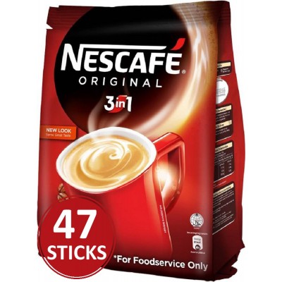 Nescafe 3-in-1 Original Instant Coffee (47 Sachets) 16.5g