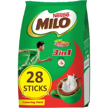 Milo Activ-Go 3-in-1 Powder (28 Sachets) 27g Milo Activ-Go 3-in-1 Powder (28 Sachets) 27g