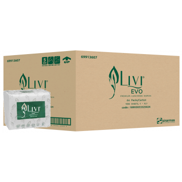 Livi Luncheon Cocktail Napkin (60 Packs) 100 Sheets
