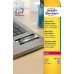 Avery Polyester Heavy-Duty Silver Labels 540'S (63.5 x 29.6mm) - 1