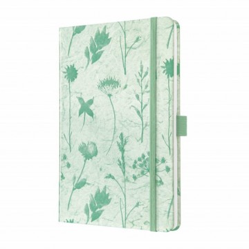 Sigel Jolie Hardcover Notebook A5 Lined Moss Botanical