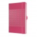 Sigel Jolie Hardcover Notebook A5 Lined Peacock Pink - 1