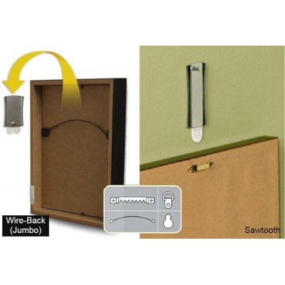 3M Command 17048 Damage-Free Picture Hanging Sticky Nail Wire-Back Hanger Jumbo 3.6kg