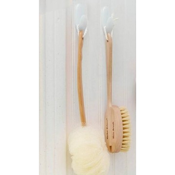 3M Command BATH18-ES Damage-Free Hanging Bathroom Hook w/Water Resistant Strips Medium 2’S 1kg