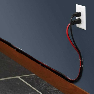 3M Command 17303CLR Damage-Free Hanging Clear Cord Organiser Large 2’S